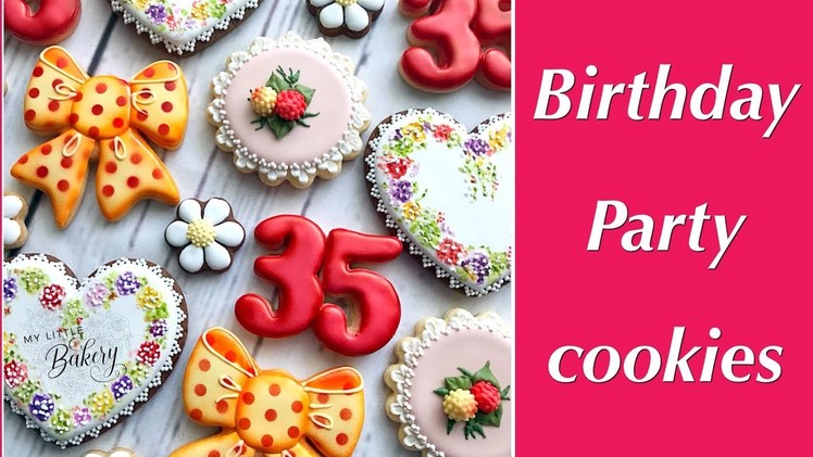 How to decorate Birthday Cookies