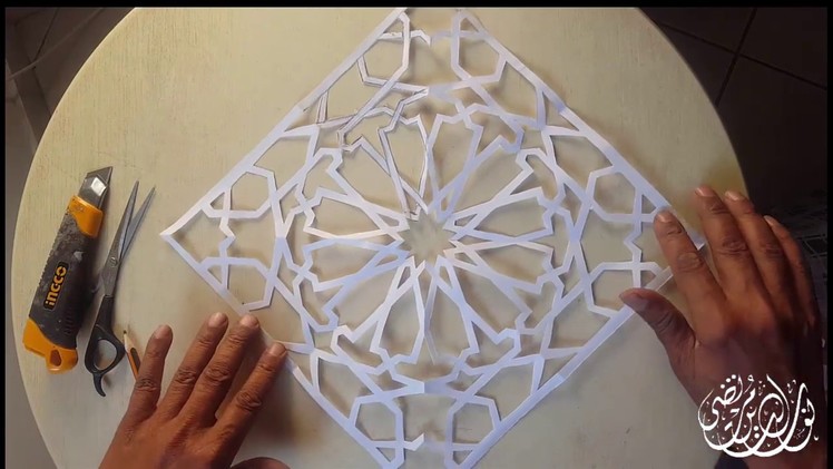 How to draw Islamic Geometry 4 by Mourtadi noureddine