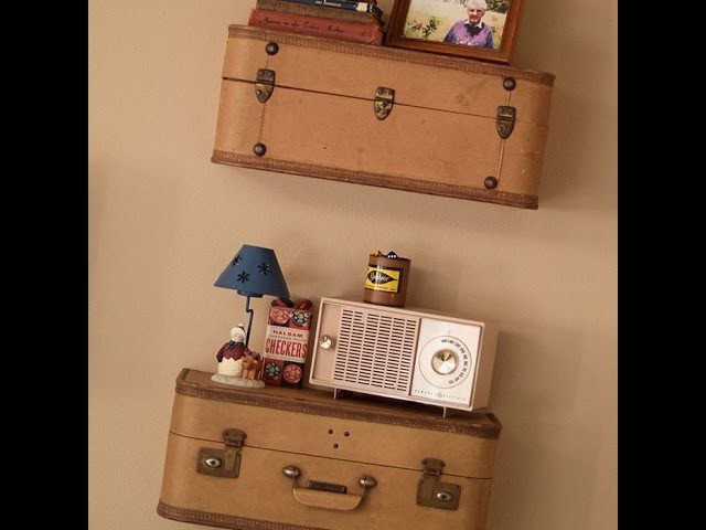 How to Easily Build Suitcase Shelves, Step by Step