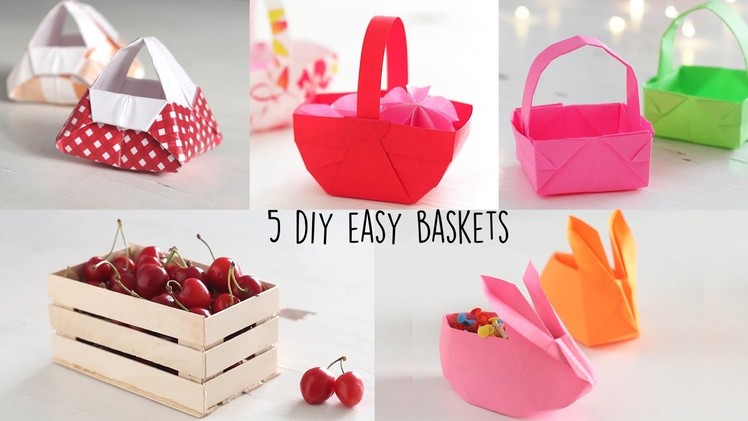 How to make Basket | 6 Easy DIY Basket | Christmas Craft Ideas