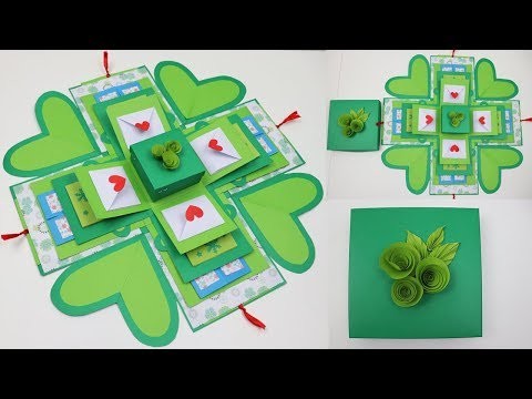 How to Make DIY Paper Explosion Box - Exploding Surprise Gift Box for Beginners Making Gift Ideas
