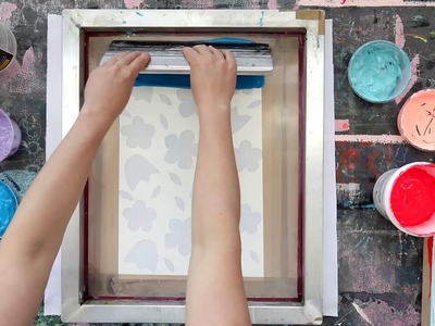 How to Screen Print Simply with HOME-WORK and Permaset inks