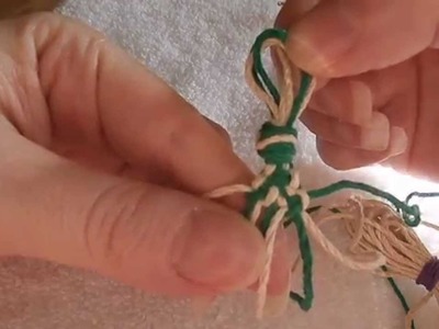 How to Tie an Alternating Square Knot - 8 Strand Tight Version
