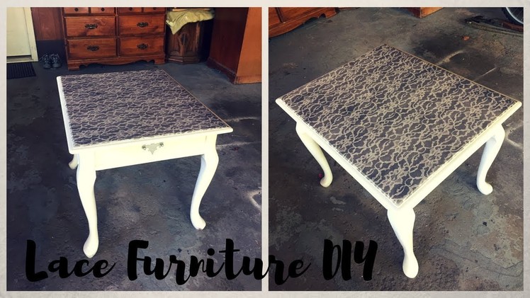 How to: Transform Furniture w. Lace