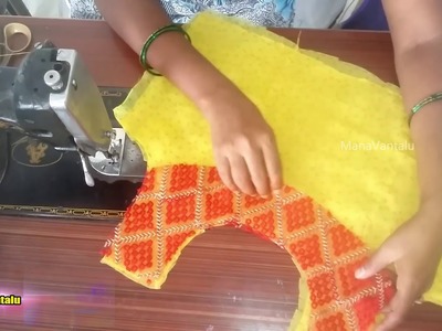 Latest boat neck design cutting and stitching by sri tv