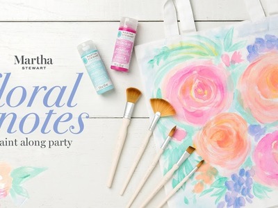 Learn to Paint: "Floral Notes" Paint Along Party!