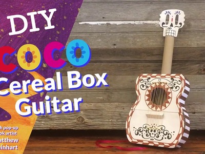Let's Make it Pop! Coco Cereal Box Guitar
