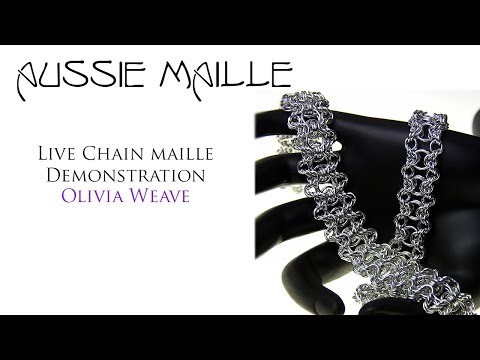 Live Chain Maille Demonstration - Olivia Weave