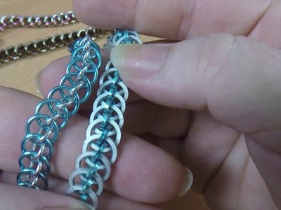 Live Chain Maille Demonstration - Dragontail Weave