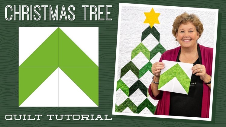 Make a Christmas Tree Chevron Quilt with Jenny Doan of Missouri Star (Instructional Video)