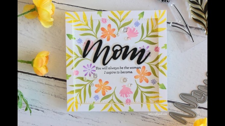 Mother's Day Card and Ombre Stamping