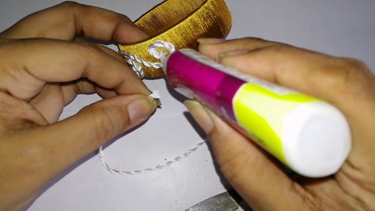 Naya trend bangles making with only silk thread