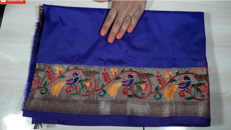 New paithani saree blouse  back neck pattern saree blouse design