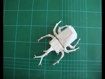 Origami Samurai Helmet Beetle
