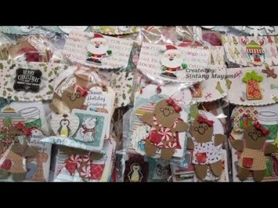Packaged Handmade Christmas Tags 2018