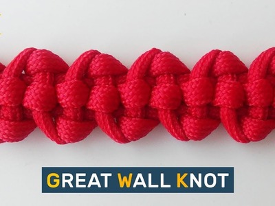 Paracord Bracelet Great Wall Knot