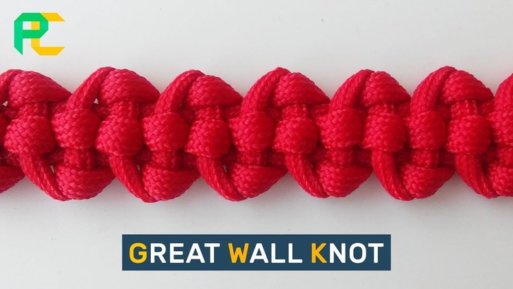 Paracord Bracelet Great Wall Knot