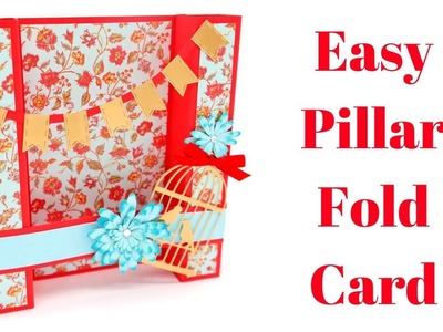 Pillar Fold Card | Column Fold Card | Original Design