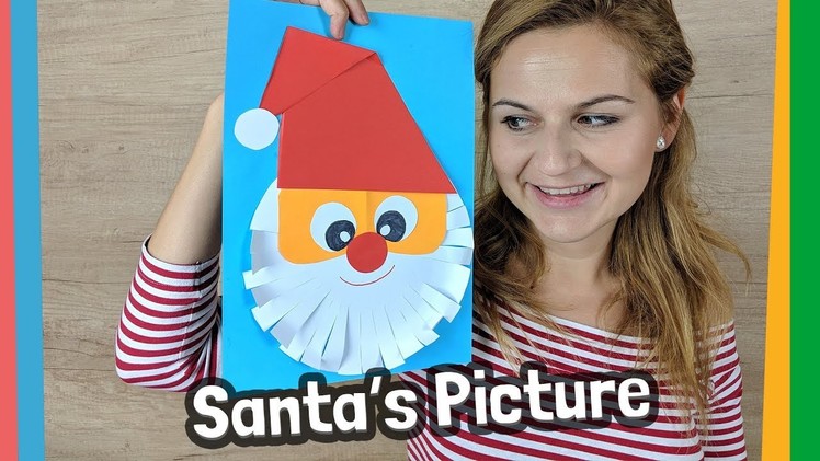 Santa Claus Christmas Picture Craft for kids