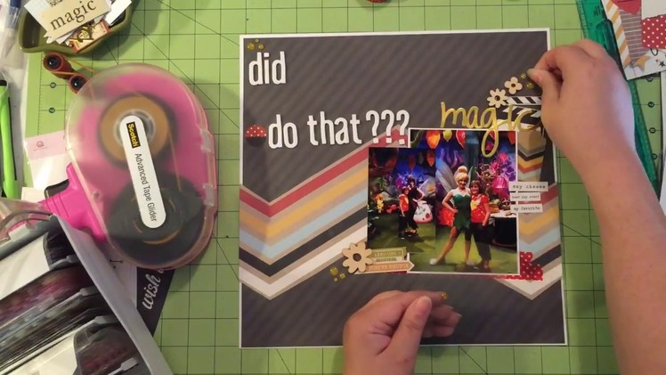 Scrapbooking Process Video: Disney-Did Tink Do That?