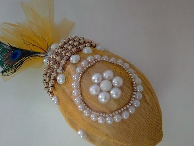 Shagun Nariyal Decoration Idea | Coconut Decoration For Wedding | CraftLas