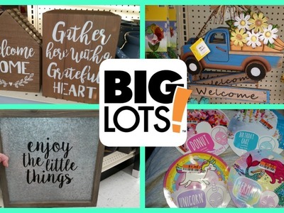 SHOP WITH ME BIG LOTS! FARMHOUSE.SPRING.SUMMER!