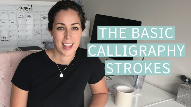 The Basic Calligraphy Strokes Demonstrated | The Happy Ever Crafter