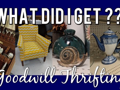 Thrift with Me at Goodwill-What did I Buy Thrifting this week?