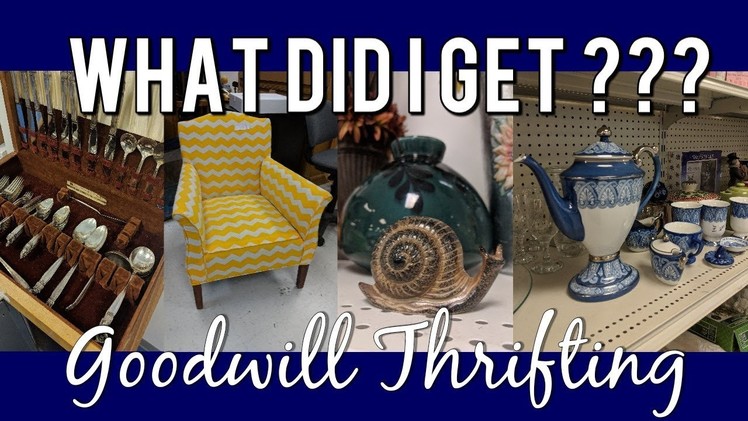 Thrift with Me at Goodwill-What did I Buy Thrifting this week?