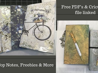 Top Note Pocket Envelopes, Mini Albums and Free PDF
