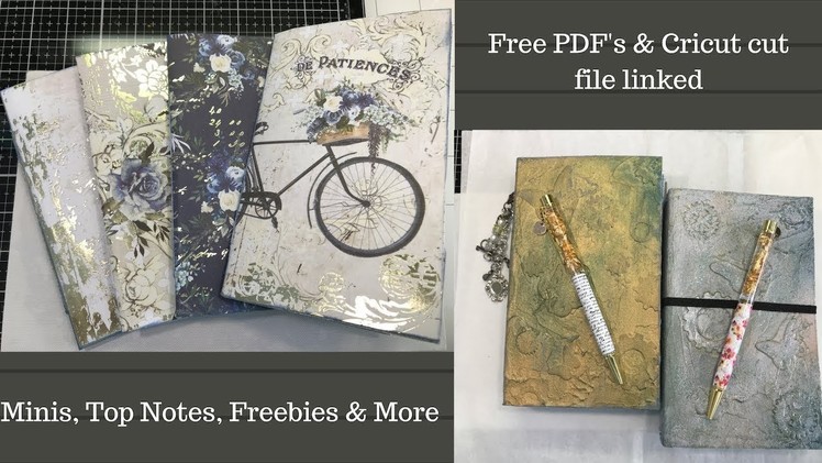 Top Note Pocket Envelopes, Mini Albums and Free PDF