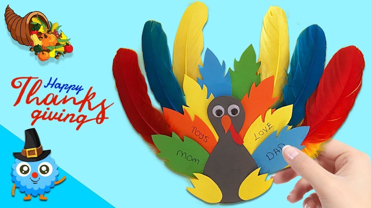 Turkey Paper Craft for Thanksgiving Day | Easy DIY Paper Crafts [4K]