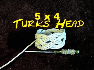 Turks Head 5 Bight 4 Lead - Tying a Turks Head Knot Using Your Fingers - Easy to Tie Turks Head