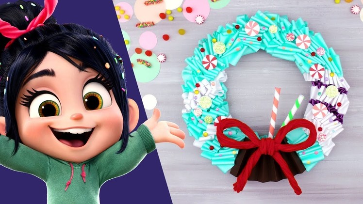 Vanellope Wreath | Disney DIY by Disney Family