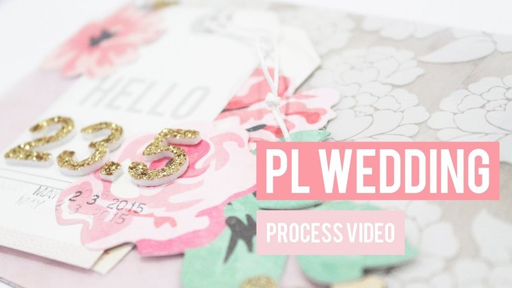 WEDDING ALBUM PAGE 1 - PROJECT LIFE PROCESS VIDEO