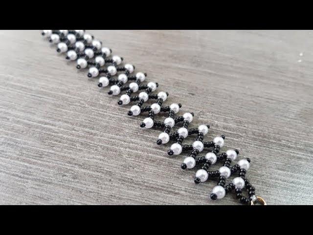 White Pearl Bracelet - DIY Tutorial