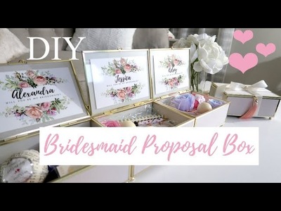 BRIDESMAID PROPOSAL BOXES DIY IDEAS | DESIREE ESTRADA
