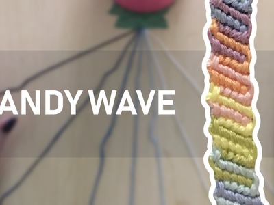 "Candy Wave" Friendship Bracelet Tutorial
