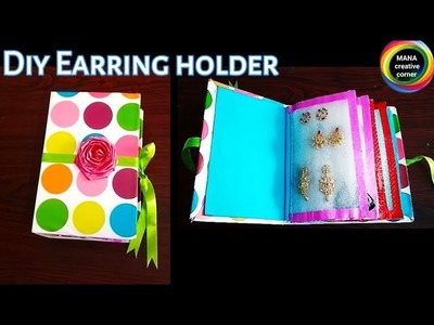 DIY Earrings holder from waste material#Waste material reuse idea# Best out of waste#