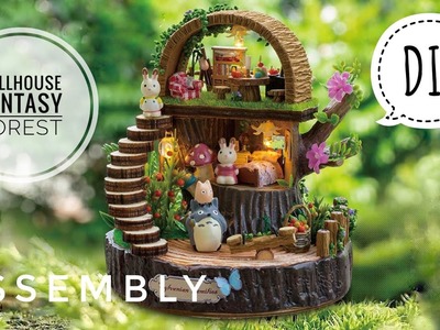 DIY Miniature DollHouse Fantasy Forest (Assembly)