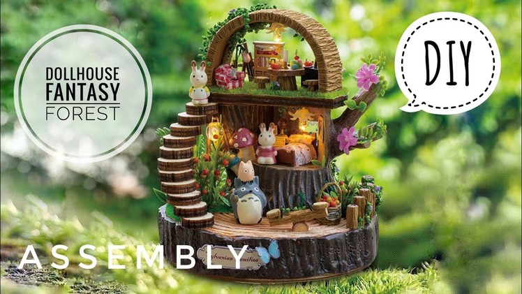 DIY Miniature DollHouse Fantasy Forest (Assembly)