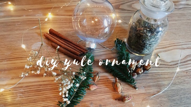 DIY Yule Ornament | #Yuletube