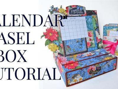 [Tutorial] Calendar Easel Storage Box: Club G45 Vol 12 - Featuring Flutter