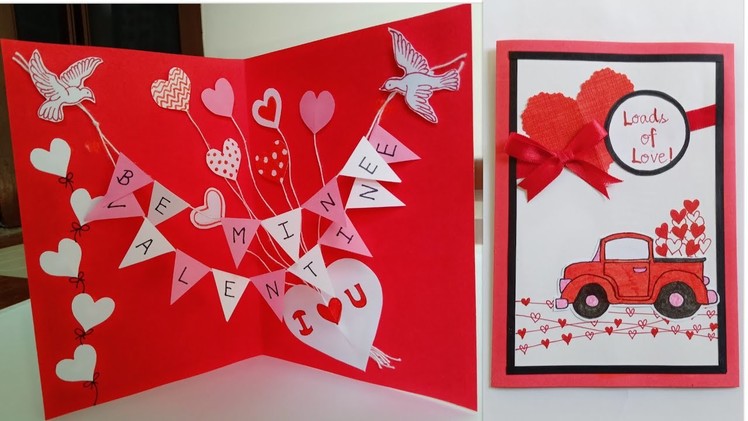 Valentine Day Special Card.Handmade Greeting Card for Valentine's Day.Valentine Day Card Ideas