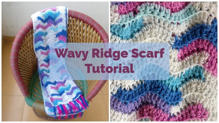 Wavy Ridge Scarf Tutorial by Akshaya Bhaskar | Pradhan Online Embroidery Wool and Yarn Store India
