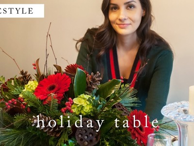 Holiday Edition-  Floral Centerpiece Tutorial with Ross Plants & Flowers