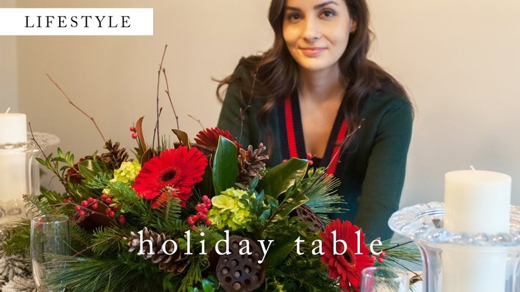 Holiday Edition-  Floral Centerpiece Tutorial with Ross Plants & Flowers