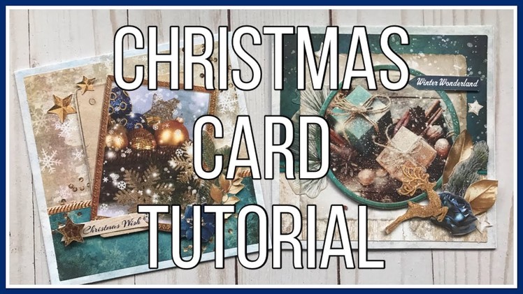 Quick And Easy Christmas Cards | TUTORIAL | European PaperCrafts