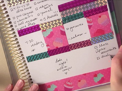Recollections Rewind Plan with Me. Holo Tapes and Scrapbook Paper from Target