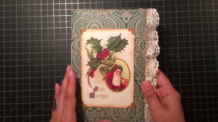 Vintage Christmas Journals inspired by Rosa Kelly Scrapbooking